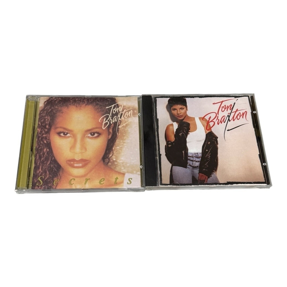 Toni Braxton CD Lot Self Titled & Secrets R&B Pop Soul LaFace 90s Music Album